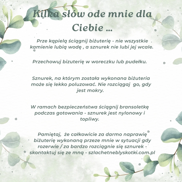 Prze kąpielą ściągnij biżuterię - nie wszystkie kamienie lubią wodę , a sznurek nie lubi jej wcale..png.PNG